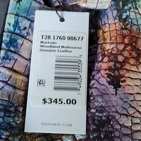 BRAHMIN bag and Wallet  , brand new with tags ,  Marlowe Woodland Melbourne - Picture 2 of 6